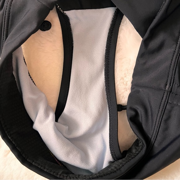 Nike Two Piece Swimsuit Black with Orange and Pink Size 8 - Picture 11 of 15